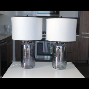 Pottery Barn ALANA GLASS TABLE LAMP